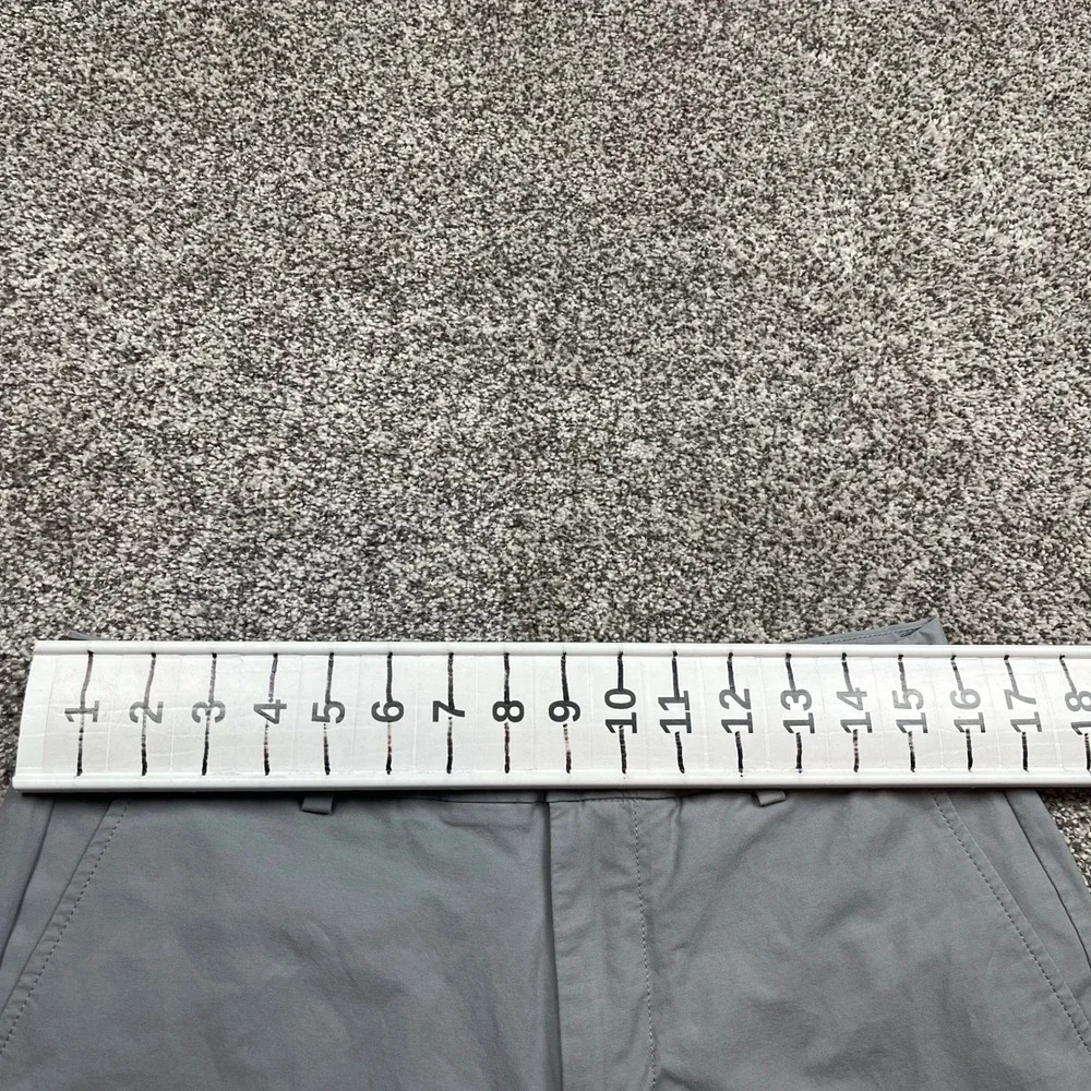 Vineyard Vines Jim Nantz Golf Shorts Mens 32 Gray Stretch Flat Front Performance